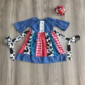 Girls Boutique Blue jean look Bo/Ho dress  (NEW)